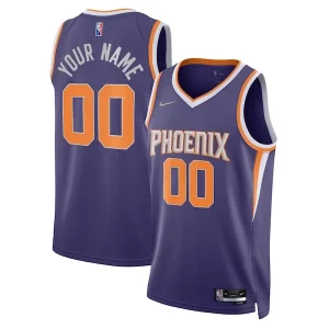 Phoenix Suns Nike 2021/22 Diamond Swingman Custom Jersey Icon Stylish Edition Purple