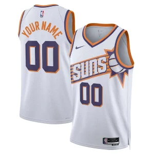 Phoenix Suns Nike Unisex Swingman Custom Élégant Jersey White Association Edition