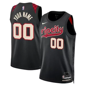 Portland Trail Blazers Nike Stylish Unisex 2023/24 Custom Swingman Jersey Black City Edition