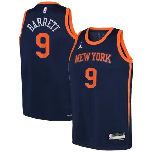 RJ Barrett New York Prime Knicks Jordan Brand Youth Swingman Jersey Statement Navy