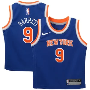 RJ Barrett New York Knicks Nike Preschool Unique Swingman Player Jersey Icon Edition Blue