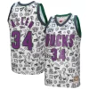 Ray Allen Milwaukee Bucks Uniques 2000/01 Swingman Jersey White