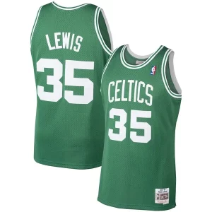 Reggie Lewis Notable Boston Celtics 1987/88 Hardwood Classics Swingman Jersey Kelly Green