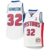 Richard Hamilton Stylish Detroit Pistons Youth 2003/04 Hardwood Classics Swingman Jersey White