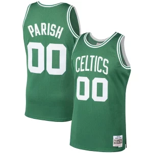 Robert Parish Boston Celtics 1985/86 Hardwood Classics Swingman Jersey Kelly Distingué Green