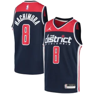 Rui Hachimura Washington Wizards Jordan Brand Youth 2020/21 Admirable Swingman Player Jersey Statement Edition Navy