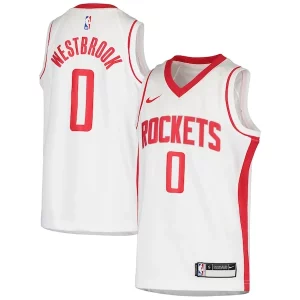 Russell Westbrook Houston Rockets Nike Youth Swingman Refiné Jersey Association Edition White