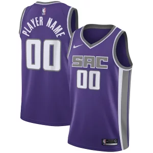 Sacramento Kings Nike Swingman Custom Jersey Haut de gamme Purple Icon Edition