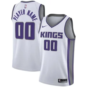 Sacramento Kings Nike Swingman Custom Jersey White Association Distingué Edition