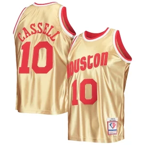 Sam Cassell Houston Rockets 75th Anniversary 1993/94 Hardwood Classics Swingman Jersey Gold Bold