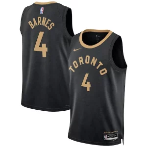Scottie Barnes Toronto Unique Raptors Nike Unisex 2022/23 Swingman Jersey City Edition Black