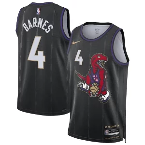 Scottie Barnes Toronto Raptors Nike Unisex 2024/25 Swingman Exceptionnel Player Jersey City Edition Black