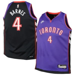 Scottie Notable Barnes Toronto Raptors Nike Youth 2024/25 Swingman Jersey Purple Classic Edition