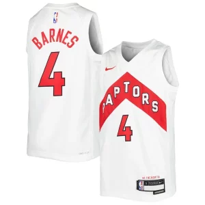 Scottie Barnes Toronto Raptors Nike Youth Swingman Collectible Jersey Association Edition White/Red