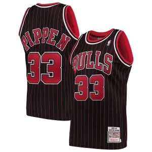 Scottie Pippen Chicago Bulls 1995/96 Hardwood Distingué Classics Authentic Jersey Black