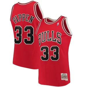 Scottie Pippen Chicago Bulls 1997/98 Big & Tall Hardwood Captivant Classics Swingman Jersey Red