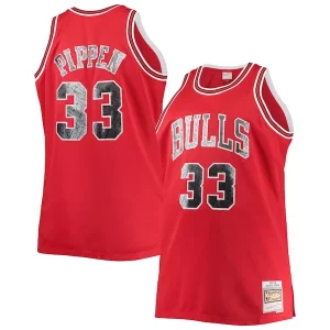Scottie Pippen Chicago Bulls Big & Tall 1997/98 NBA 75th Anniversary Diamond Swingman Jersey Red Distingué