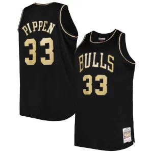Scottie Pippen Chicago Bulls Big & Gracieux Tall Hardwood Classics 1997/98 Swingman Jersey Black
