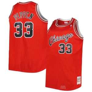 Scottie Pippen Chicago Bulls Big & Tall Hardwood Distingué Classics 2003/04 Swingman Jersey Red