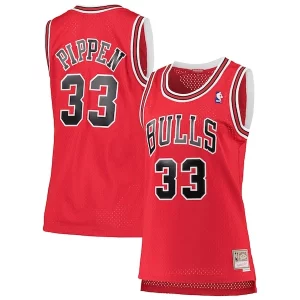 Scottie Pippen Chicago Bulls Women's 1997/98 Hardwood Distingué Classics Swingman Jersey Red
