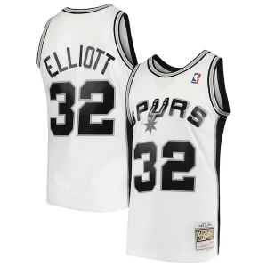 Sean Unique Elliott San Antonio Spurs 1998/99 Hardwood Classics Swingman Jersey White
