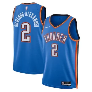 Shai Gilgeous Alexander Oklahoma City Thunder Nike Unisex Swingman Replica Jersey Icon Incontournable Edition Blue
