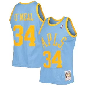 Shaquille O'Neal Los Authentique Angeles Lakers 2001/02 Hardwood Classics Swingman Jersey Powder Blue