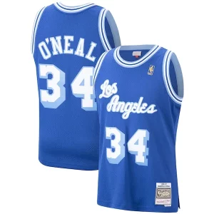 Shaquille O'Neal Los Angeles Lakers Hardwood Classics Swingman Jersey Magnifique Royal/Purple/Gold