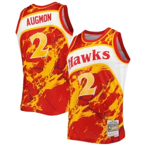 Stacey Augmon Atlanta Hawks 1991/92 Hardwood Classics Marble Exclusif Swingman Jersey Red