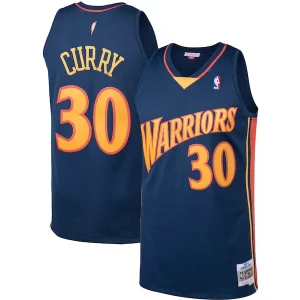 Stephen Curry Golden State Warriors 2009/10 Big Authentique & Tall Hardwood Classics Swingman Jersey Navy