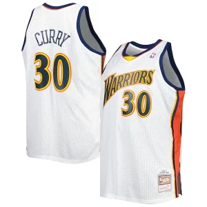 Stephen Curry Golden State Warriors Big & Tall Hardwood Classics 2008/09 Swingman Jersey Premium White