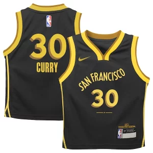 Stephen Curry Golden State Warriors Nike Toddler Swingman Replica Jersey City Edition Black Vibrant