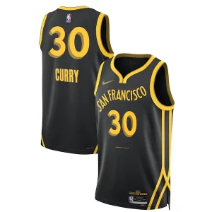 Stephen Curry Golden State Warriors Nike Unisex 2023/24 Swingman Jersey Black City Personalisable Edition