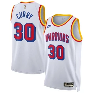 Stephen Curry Golden State Warriors Nike Commémoratif Unisex 2024/25 Swingman Jersey White Classic Edition