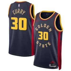 Stephen Curry Golden State Captivant Warriors Nike Unisex 2024/25 Swingman Player Jersey City Edition Navy