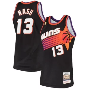 Steve Nash Phoenix Suns 1996/97 Stylish Hardwood Classics Authentic Jersey Black