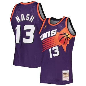 Steve Nash Confortable Phoenix Suns 1996/97 Hardwood Classics Swingman Jersey Purple