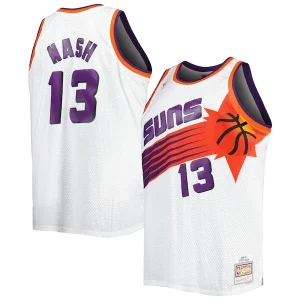 Steve Nash Phoenix Suns Big & Tall Hardwood Moderne Classics 1996/97 Swingman Jersey White/Black