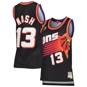 Steve Nash Phoenix Suns Women's Hardwood Classics Admirable Swingman Jersey Black