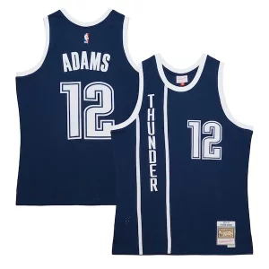 Steven Captivant Adams Oklahoma City Thunder 2015/16 Hardwood Classics Alternate Swingman Jersey Navy