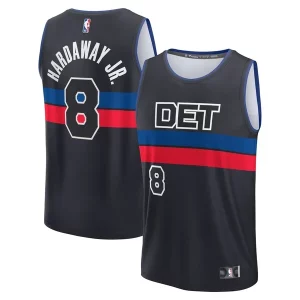 Tim Hardaway Dashing Jr. Detroit Pistons Youth Fast Break Player Jersey Statement Edition Black