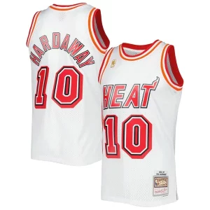 Tim Hardaway Miami Gracieux Heat Hardwood Classics Swingman Jersey White