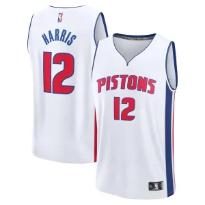 Tobias Harris Detroit Pistons Youth Fast Break Replica Player Jersey Association Exquisite White Edition