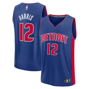Tobias Harris Detroit Pistons Fast Break Bold Replica Player Jersey Icon Edition Blue