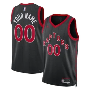 Toronto Raptors Stylish Jordan Brand Unisex 2022/23 Swingman Custom Jersey Statement Edition Black