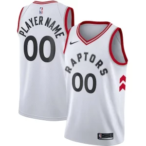 Toronto Haut de gamme Raptors Nike 2020/21 Swingman Custom Jersey Association Edition White