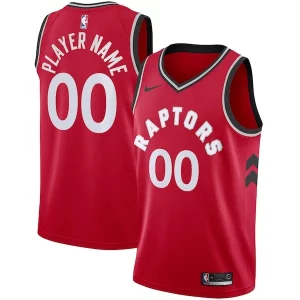 Toronto Raptors Nike 2020/21 Swingman Custom Jersey Icon Edition Red Luxueux
