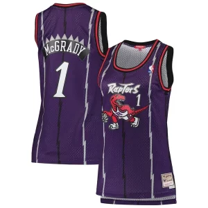 Tracy McGrady Toronto Raptors Women's 1998/99 Hardwood Classics Charming Swingman Jersey Purple