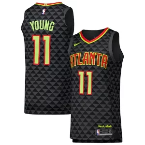 Trae Young Personalisable Atlanta Hawks Nike Authentic Player Jersey Icon Edition Black