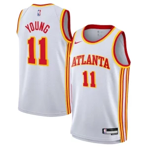 Trae Young Atlanta Unique Hawks Nike Youth Swingman Jersey Association Edition White